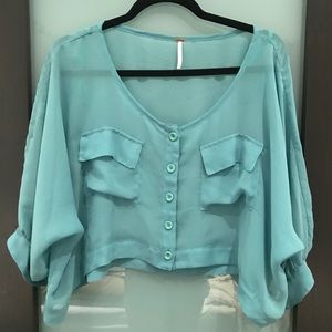 Teal Comfy Blouse